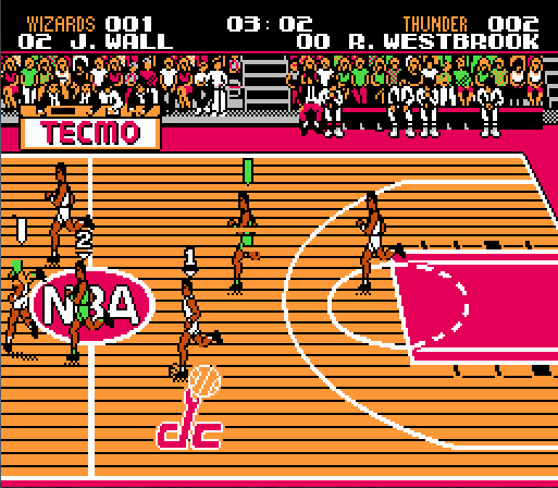 tecmo nba basketball nes