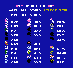 Tecmo Super Bowl 1960