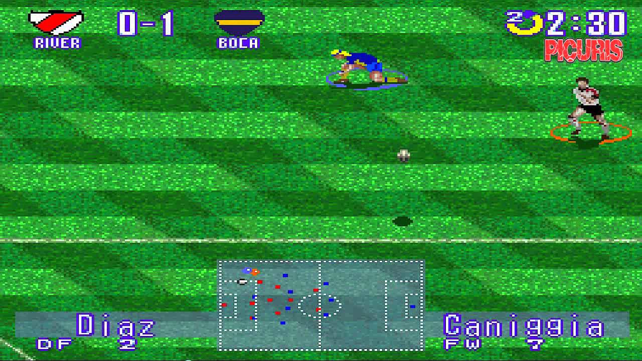 International Superstar Soccer Deluxe  (Sega Genesis) Gameplay 