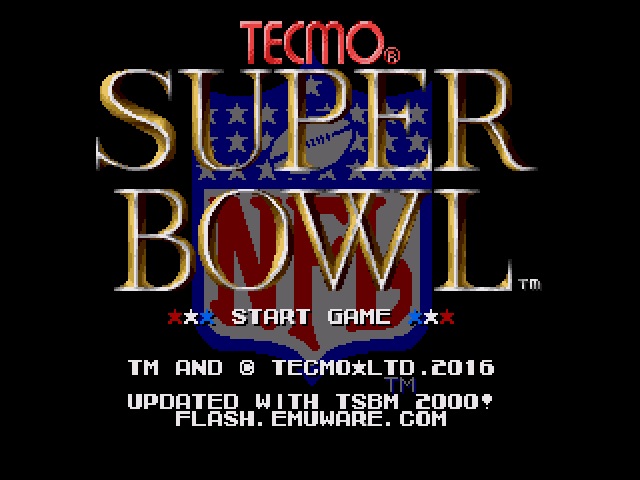 Tecmo Super Bowl All Time Redux