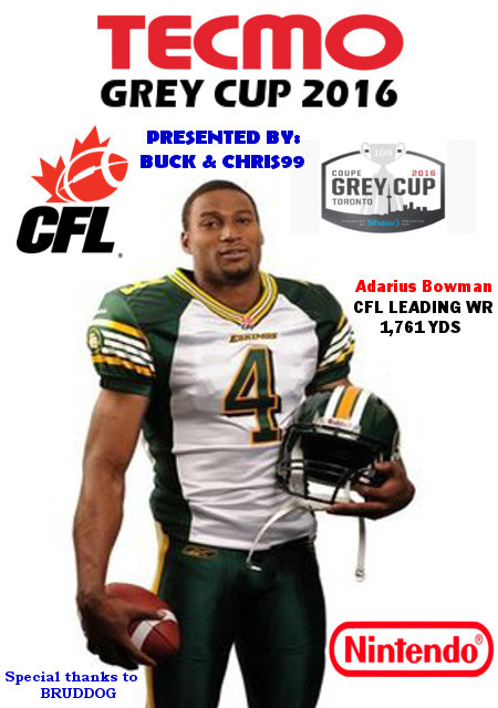 Tecmo Grey Cup 2016