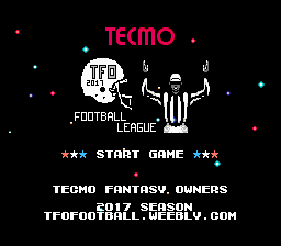 TFO Football 2017 Final - BAD & MAD Roms