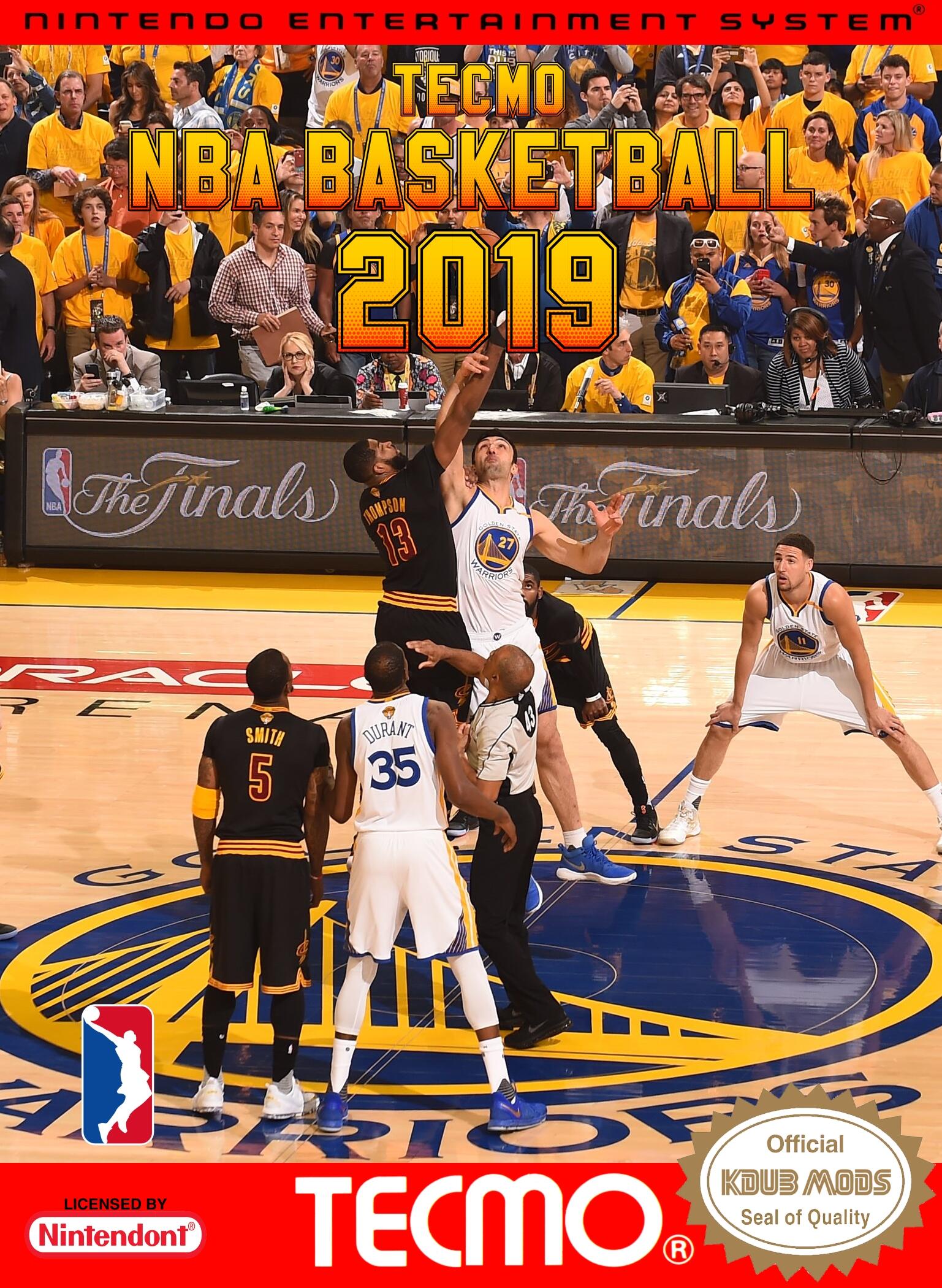 Tecmo NBA Basketball 2019 - NES - TBORG