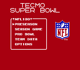 1 Tecmo Super Bowl: Tecmo's gridiron classic – 100nesgames