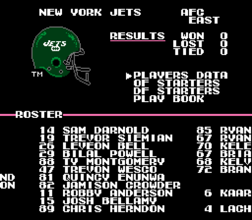 Tecmo Super Bowl  Awest2012's Blog