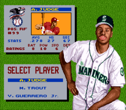 Ken Griffey, Jr. Presents Major League Baseball (Super Nintendo): Intro -  Abertura HD 