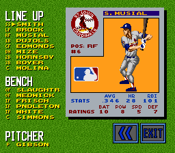 SNES - Ken Griffey Jr. Presents Major League Baseball (USA) - The Spriters  Resource