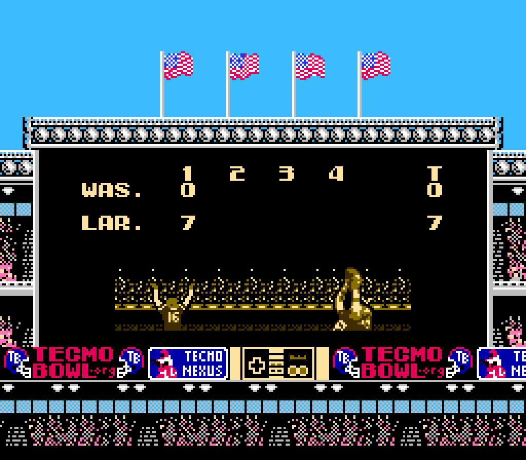 Tecmo Super Bowl 2021 Presented by  -  Official  Yearly ROMs - TBORG