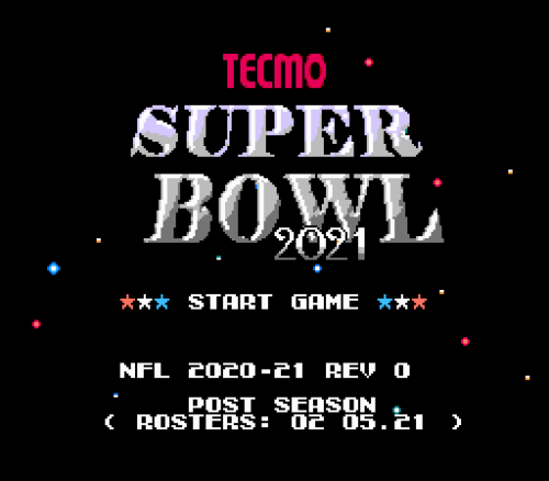 Tecmo Super Bowl 2021 Presented by  