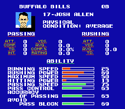 Tecmo Super Bowl (NES) - Seattle Seahawks - Week 1 