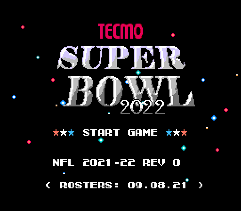 Tecmo Super Bowl 2022 Presented by  