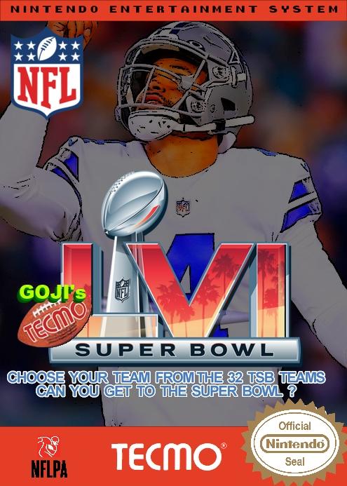 Goji's NFL Tecmo Super Bowl LVI (1.5) - NFL By Year - TBORG
