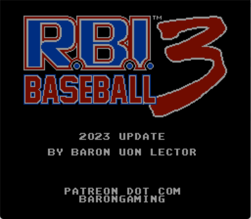 RBI Batting line-ups - TECMO BOWL VS R.B.I. BASEBALL