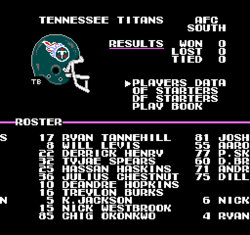 NES) Goji's NFL Tecmo Super Bowl LV - ROMs - TBORG