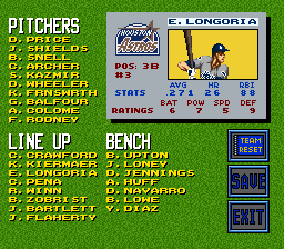 Screenshot of Ken Griffey Jr Presents Major League Baseball (SNES