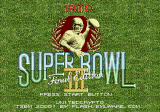 More information about "SEGA GENESIS Tecmo Bowl III FINAL EDITION 2024 Rosters"
